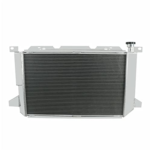 Ozcoolingparts 83-97 Ford F-Series Radiator, 4 Row Core Aluminum Cu1451 Radiator For 1983-1997 Ford F100 F150 F250 F350 F450 Bronco Pickup Truck, V8 Engine #TOP7
