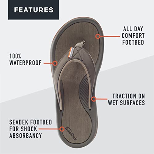 Grundéns Men’s Deck-Boss Sandal | Durable, Supportive, Brindle, M 10 #TOP1