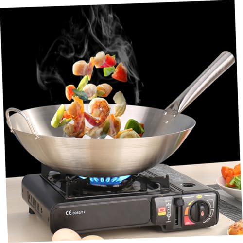 Wok de Acero Inoxidable con Mango Ergonómico Cabilock miniatura 6