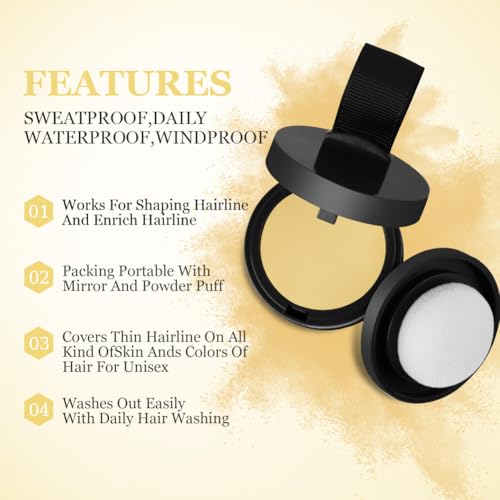 Instant Hair Root Touch Up Powder Concealer, Windproof & Sweatproof - Image 4
