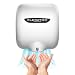 Excel Dryer XLERATOR XL-BW 1.1N High Speed Commercial Hand Dryer, White Thermoset Cover, Automatic Sensor, Surface Mount, Noise Reduction Nozzle, LEED Credits 110/120V