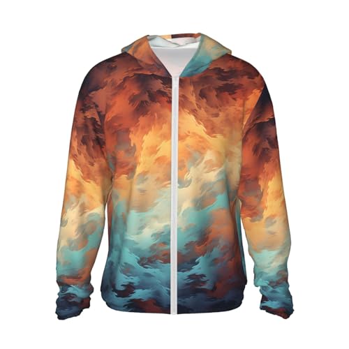 Veste à capuche Clouds Fractal UPF 50+ manches longues outdoor