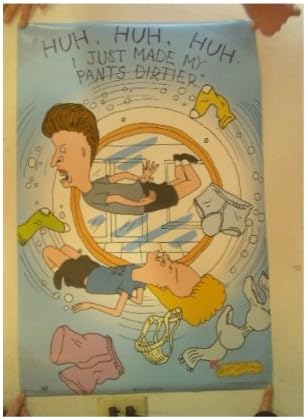 Beavis And Butthead Poster Butt Head In A Washing Machine