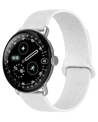 BandRain (�o���h���C��) ���C�o���h Google Pixel Watch 4 3 45mm�Ή� �j�����p [�A�b�v�O���[�h���ꂽ�S�����R�l�N�^] �\�t�g�V���R�� ���̓}�O�l�b�g�X�|�[�c�X�g���b�v Pixel 3 4 Watch�p�o���h 45mm