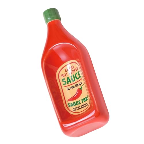 jojnsha De Cerámica Innovador para Condimentos Cuenco De Inmersión con Forma De Botella De Salsa De Tomate Multiusos para Decoración De Cocina De Cerámica