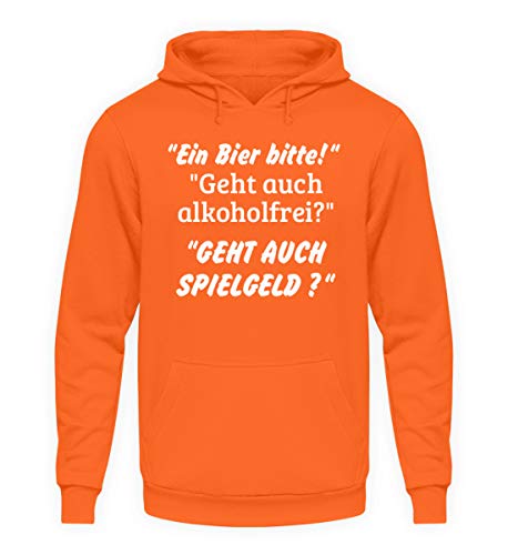 Sweat à capuche orange XL pour soirées jeux vidéo et détente entre amis