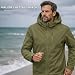 The ScotchMan Regenjacke Herren Wasserdicht Outdoor – Ultraleicht Packbare Winddichte Jacke mit Kapuze – Übergangsjacke für Wandern, Fahrrad & Alltag – Unisex