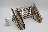 220134 Slotcar Pont pour pont Slotcar 220084 en bois