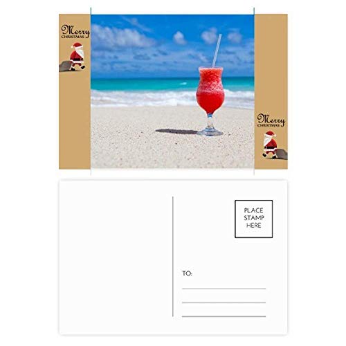 Lot de 20 cartes postales plage et pastèque à offrir pour invitations de fête