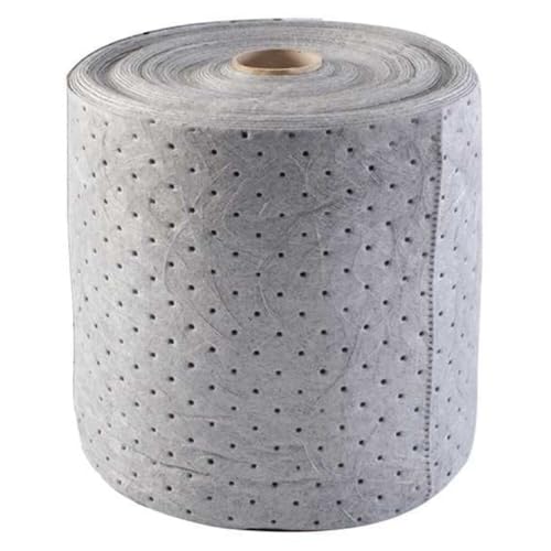 Image of Condor Sorbent Roll, 19 gal, 15 in x 150 ft, Universal, Gray, Polypropylene 35ZR23-1 Each