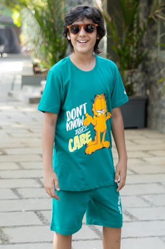 Image of Nap Chief Kids Cotton Official Nick Jr. Printed Co ord Sets for Boys & Girls, T Shirt and Shorts for Casual Wear