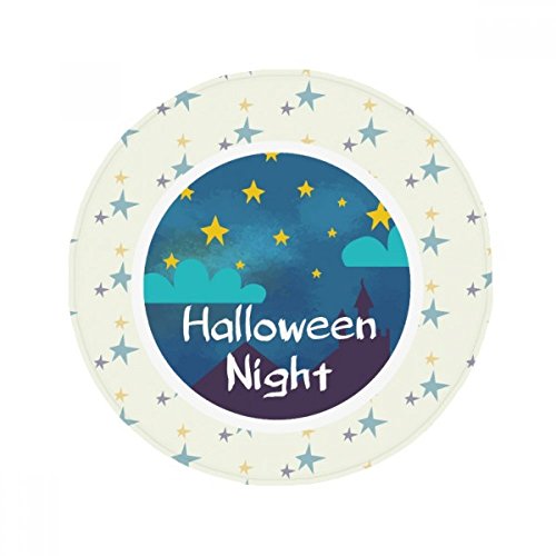 Tapis Halloween antidérapant rond 60cm : stop aux glissades en cuisine - 2