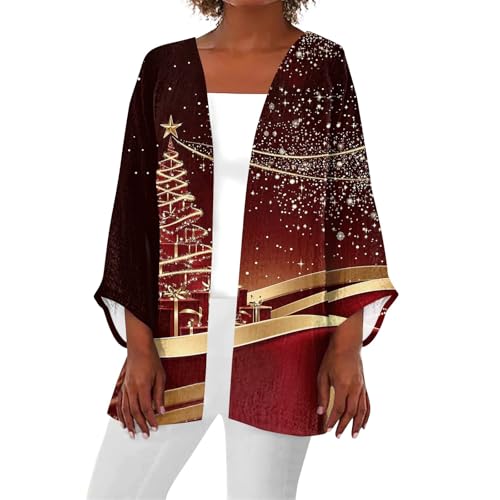 Christmas-Cardigan-for-Women-2024-Casual-Lightweight-Open-Front-Long-Cardigan-Funny-Snowflake-Christmas-Print-Tops