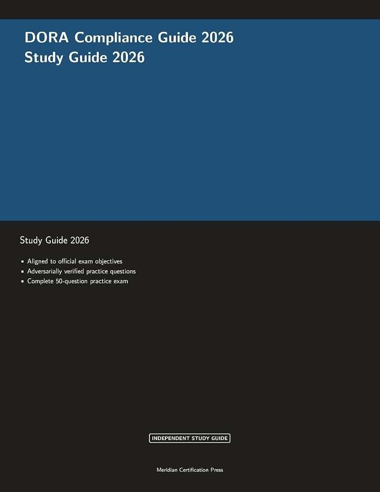 DORA Compliance Guide 2026 (Meridian Certification Press Study Guides)
