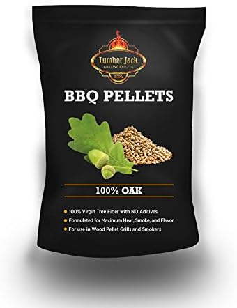 Lumber Jack 20-Pound Bag, 100% Oak Wood BBQ Grilling Pellets