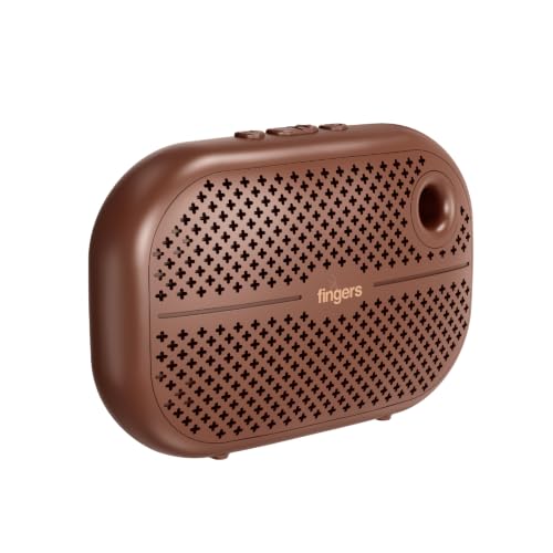 Image of FINGERS Musilicious3 Portable Speaker - Compact | Deep Bass | BT, FM, USB | Compact Wireless up to 4 Hours Playtime. Built-in Mic, Hands-free Calls