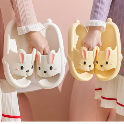 Slippers Kids Family Matching Cute Rabbit Ears Cartoon Thick Soles Indoor Outdoor Slippers4