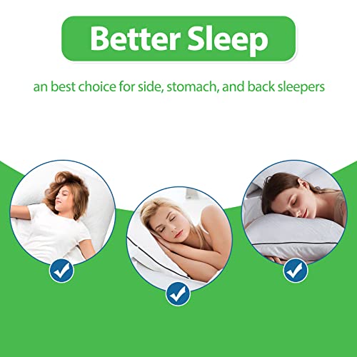 SILKOKOON-Memory-Foam-Queen-Size-Pillows-Bed-Pillow-for-Neck-and-Shoulder-Pain-Soft-Luxury-Pillows-for-Side-Sleeping-Adjustable-Cooling-Pillow-with-Washable-Removable-Bamboo-Cover