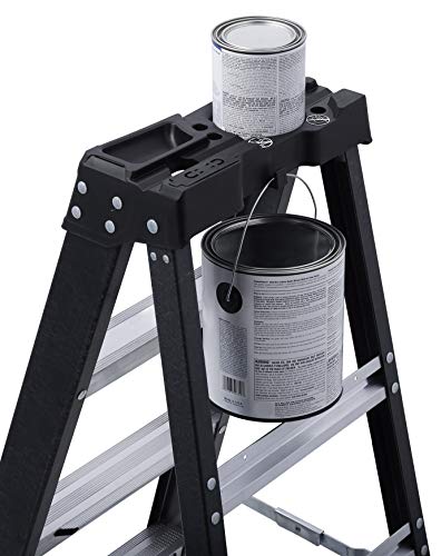 DeWalt 8-Feet Fiberglass Stepladder, 300-Pound Duty Rating, DXL3010-08