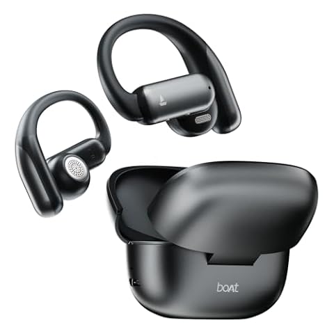 Boat Airdopes Stride with Up to 50 Hrs Playtime, Quad Mics ENx™