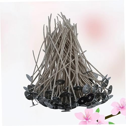 Bases para mechas de vela OSALADI 100 pcs miniatura 3