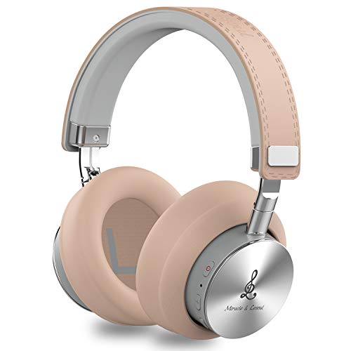 Miracle&Lesoul A7 Over Ear Bluetooth Headphones with Mic,Wireless and Wired Hi-Fi Stereo Bass