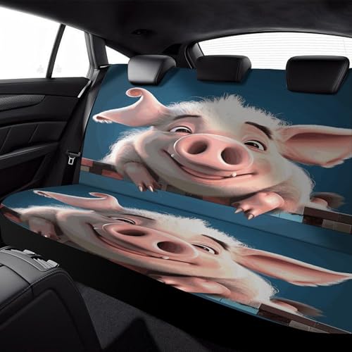 Fundas de asiento de coche universales, protector lavable para banco trasero SUV 6
