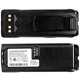 Teseko NTN8923/AR NTN8294/A/AR/B/BR Two-Way Radio Battery 2100mAh Ni-MH 7.2V Battery Compatible for Motorola XTS3000 XTS3500 XTS4250 XTS5000 XTS4250 RNN4006 MTP-200 MTP-300 with Belt Clip