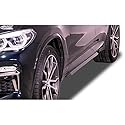 RDX Racedesign Seitenschweller 'Slim' kompatibel mit BMW X3 (G01) 2017- & X4 (G02) 2018- (ABS Schwarz glänzend)