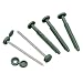 Alpha VNMTGKITGR 36-Piece Screws, Spikes and Caps Kit, Green