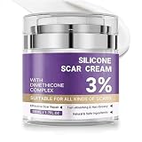 Crema per cicatrici - Crema avanzata per la rimozione delle cicatrici chirurgiche, crema complessa in silicone per cicatrici vecchie e nuove, con ingredienti dimeticone al 3%, adatta per sezioni