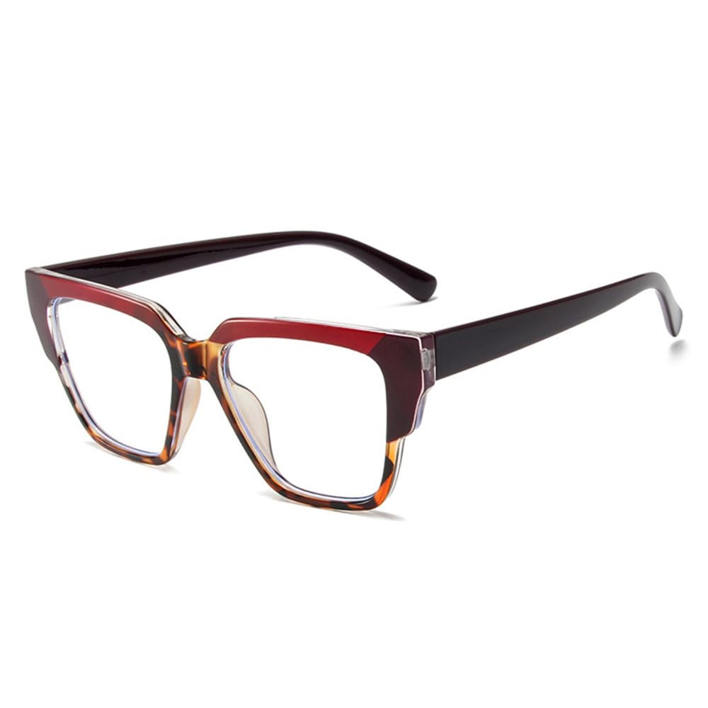Lunettes de mode oeil de chat à monture léopard pour un look urbain chic - 7