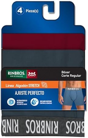 Boxer Rinbros Hombre Bóxer Rinbros Originales Para Hombre, Regular