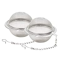 Algopix Similar Product 20 - Fu Store 2pcs Stainless Steel Mesh Tea