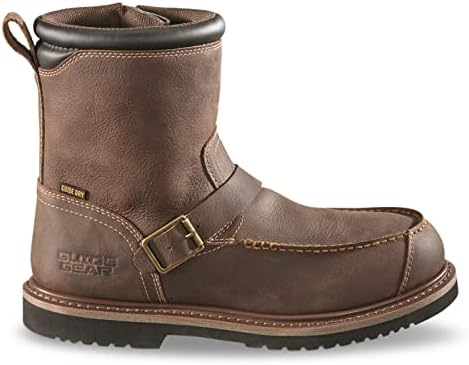 Guide Gear Uplander Men’s Side Zip Hunting Boots Waterproof Leather Shoes | Image 1