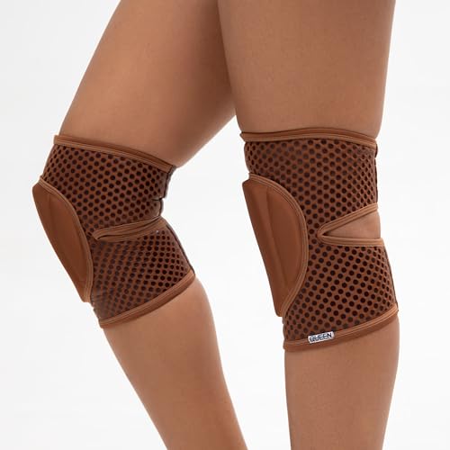 Queen Wear – Nude Mocha Grip– Pole Dance Knee Pads – Perfect Woman Protection for Ballet Modern Dance and Indoor Sports (S) by Queen Wear - Image 4