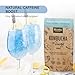 Mavella Kombucha Powder – Blue Lime Flavor 100g Energy Powder Guarana and Green Tea - Probiotic Prebiotic Apple Cider Vinegar Ginger Kombucha Drink – 25 Servings