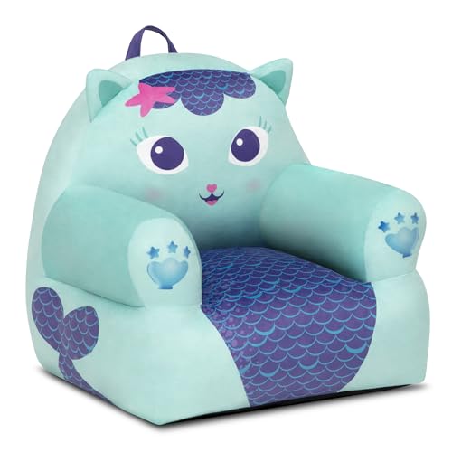 Delta Children - Gabby's Dollhouse Cozee Buddy Kids Chair, Blue - image 1