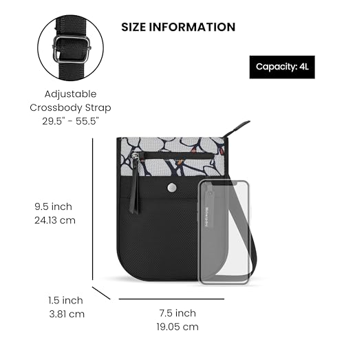 Image of Sherpani Prima, Small Anti Theft Crossbody Bag, Travel Shoulder Bag, Cross Body Purses, Handbags, Travel Gift