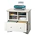 Sauder Harbor View Lateral File, Antiqued White