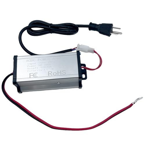 Dexprosy 110V to 12V Transformer Power Converter Adapter for 5KW/8KW All-in-One Diesel Heater - 300W 25A AC to DC, Safety Protection, Home Parking Use, RV, Caravan, Garage Heating Accessories