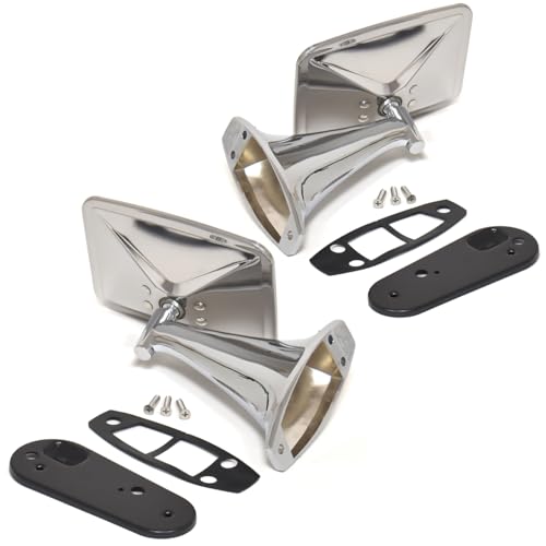 Outside Mirror Chrome Pair For Chevrolet C10 Suburban 1970-1972