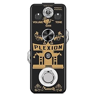 【Classic Plexion Distortion】It is a modelling pedal which mirrors the original Plexi amps.Three knobs control the Gain,Tone and Volume.Toggle switch toggle between Bright and Normal sounds. 【2 WORKING MODES】:Normal and bright. Using the Bright channe...