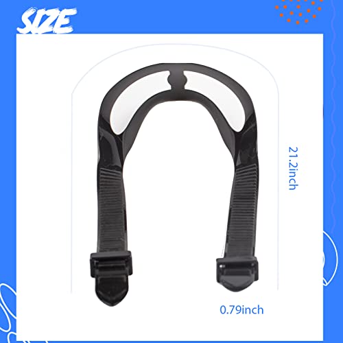 Universal Silicone Replacement Mask Strap, Scuba Mask Straps Head Band miniatura 2