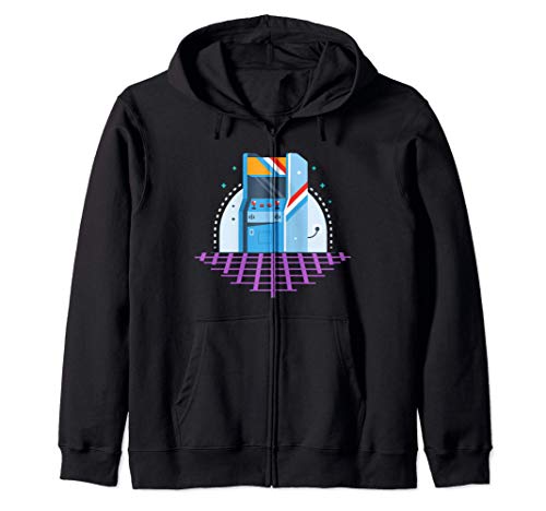 Arcade Game Machine Gamer Retro 80s Gamer Sudadera con Capucha
