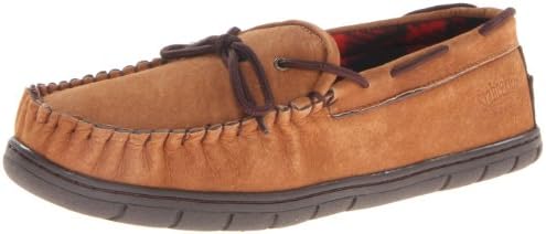 Staheekum Men's Flannel Lined Slipper, Country Wheat, 11 M US