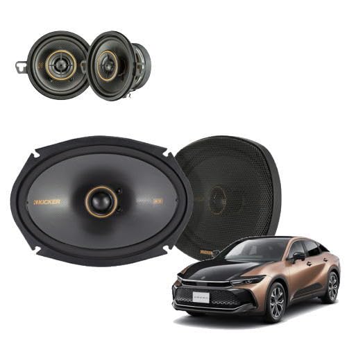 KICKER KSC6904とKSC3504クラウンクロスオーバー等トヨタ車向け KICKER KSC6904とKSC3504クラウンクロスオーバー等トヨタ車向け