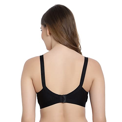 Image of Fashiol Women's Cotton Minimizer Saree Bra | Plus Size Full Coverage Non-Padded Heavy Bust Everyday Ladies Bras - 34 Till 50