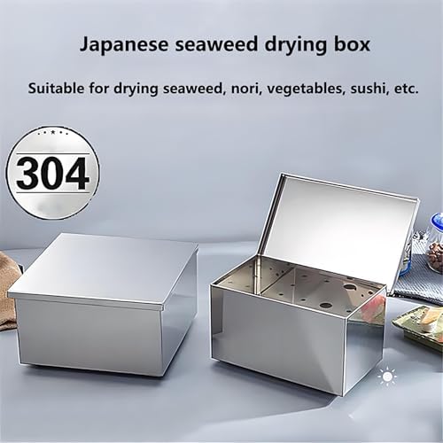 Adjustable Temperature Stainless Steel Seaweed Oven, Crispy Seaweed Maker for Sushi Restaurants, Compact Drying & Warming Machine, Perfect for Home & Commercial Use