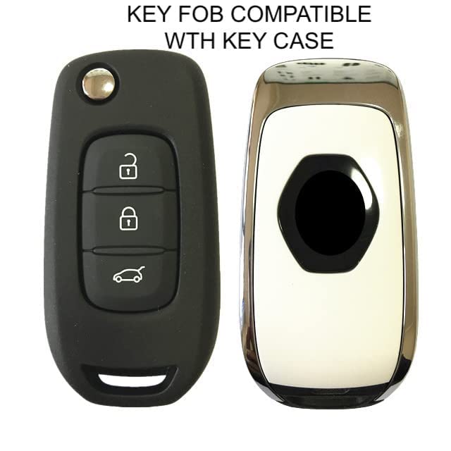 Coprichiave Silicone Tpu Cover Chiave Auto Per Renault E Dacia Silicone Tpu 4 Pulsanti Protezione G 427627 - Foto 8